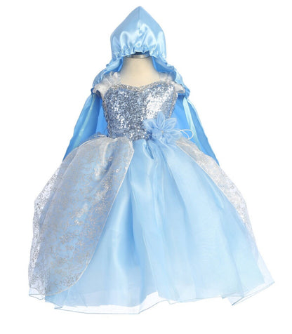 Princess dress party inspired in frozen Elsa. 350B BY little KERY