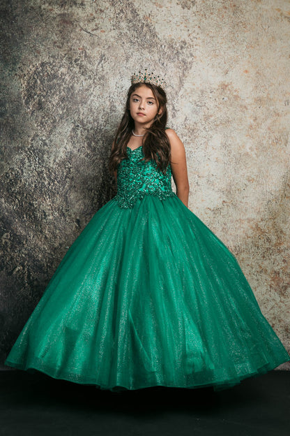 Sequined applique on bodice embroidery mini quinceañera dress C337 BY BELLA PRINCESS COUNTURE